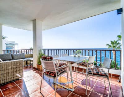 100-Luxury first beach line penthouse apartment in La cala de Mijas